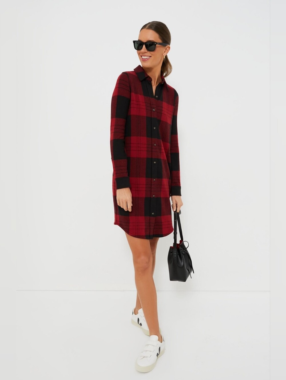 Faherty Orchard House Plaid Legend Sweater Dress